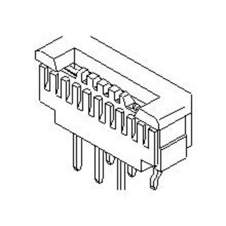 MOLEX Ffc & Fpc Connectors 1.0 Fpc Zif St Hsg A If St Hsg Assy 25Ckt 520302529